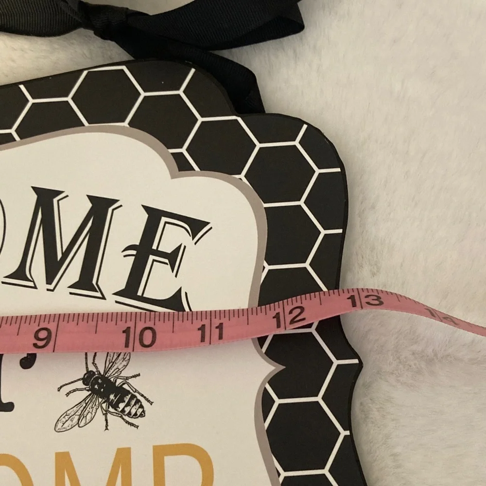 Hobby Lobby 2019 Black and Gold Honeycomb Welcome Sign